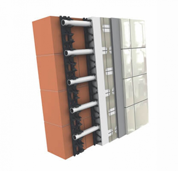 g&s - klimaatwand - clip rail