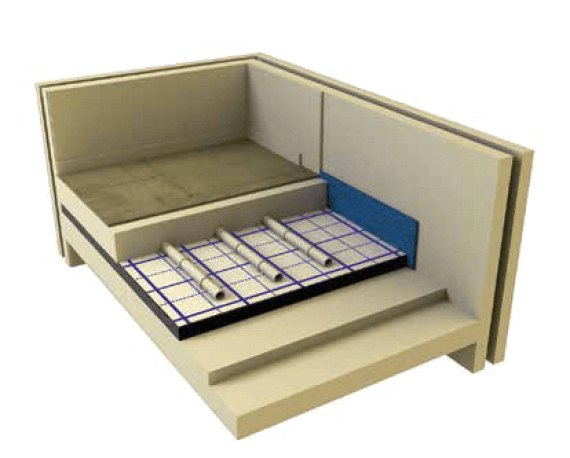 g&s - vloerverwarming - tackersysteem